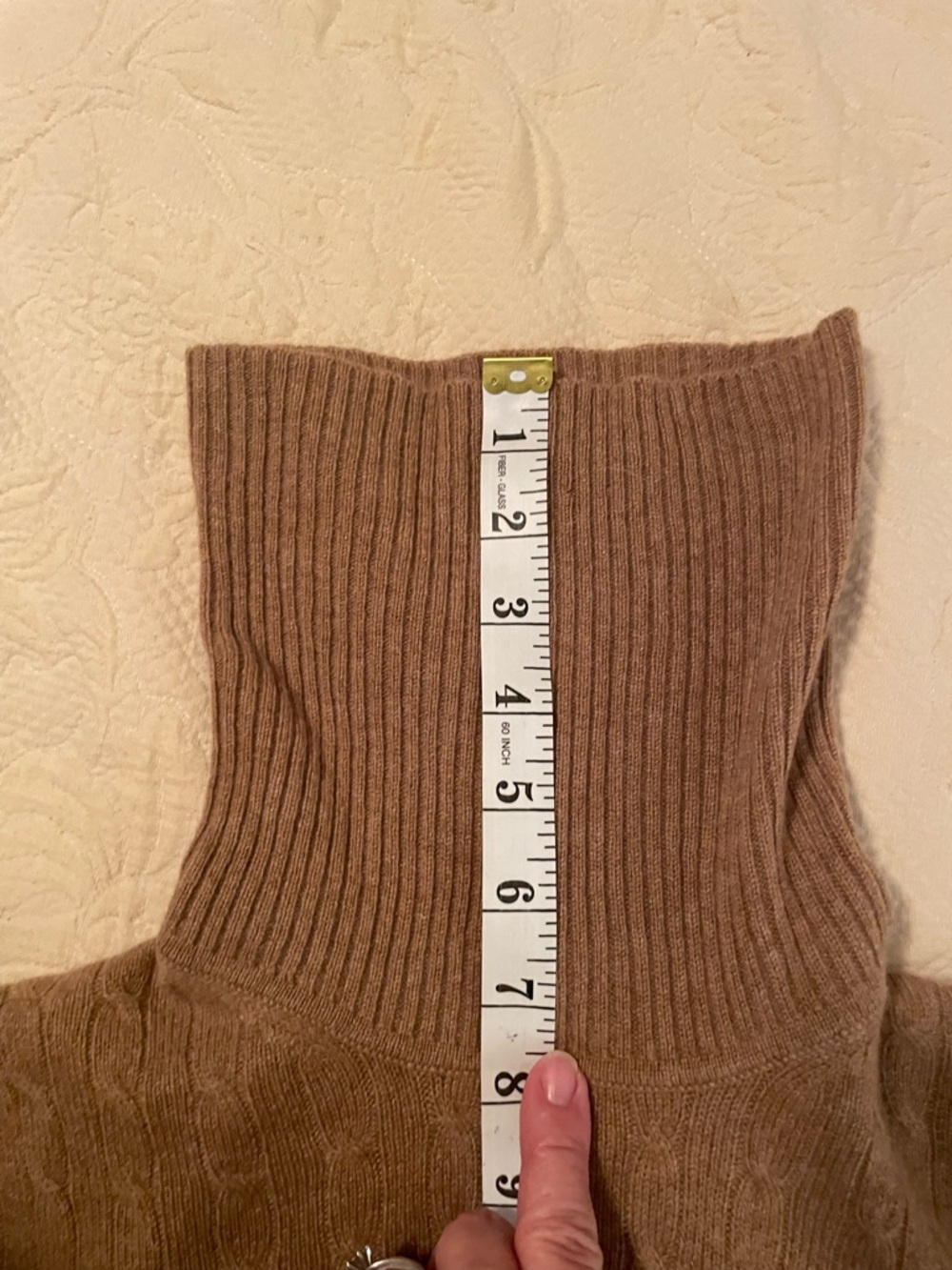 J Crew Size M Cashmere Turtleneck - Picture 7 of 9